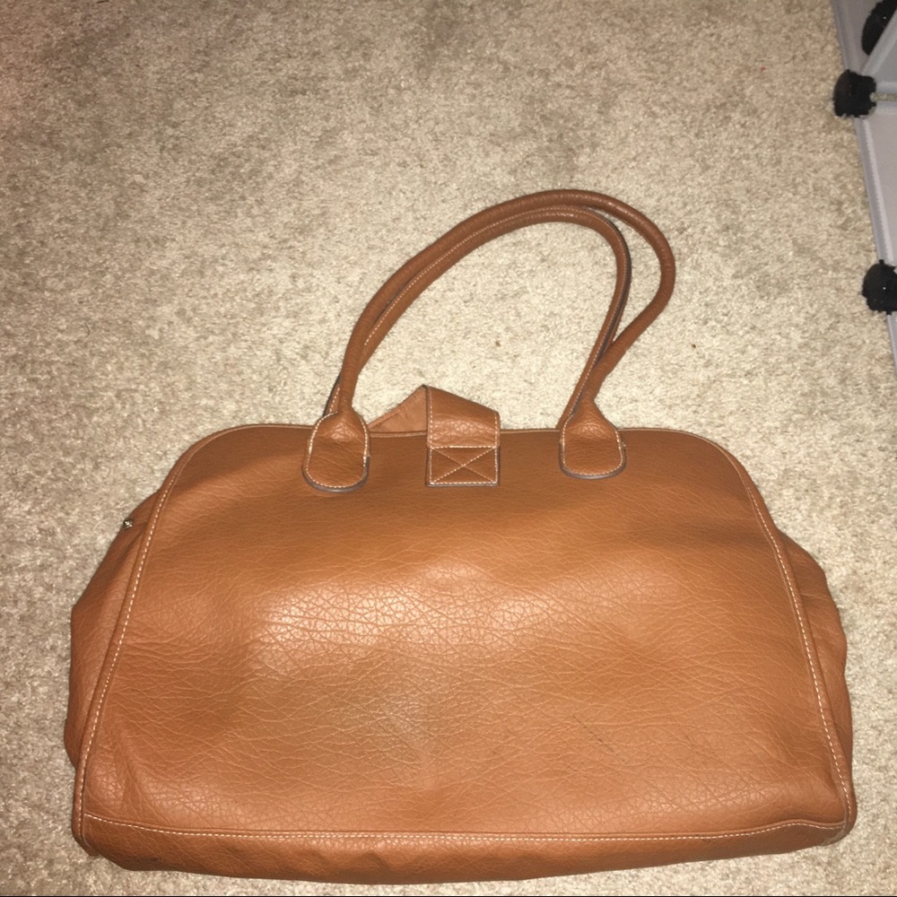 Tan Rosetti Hand Bag